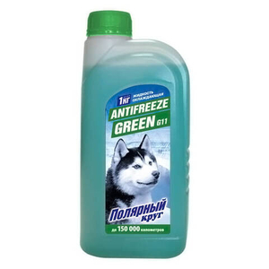 Жидкость охлаждающая "Антифриз" "Полярный круг" G11 (зеленый) 1 кг