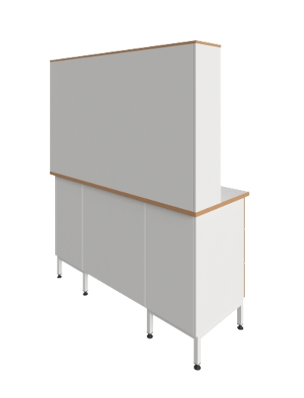 Стол для титрования с рабочей поверхностью из ламината