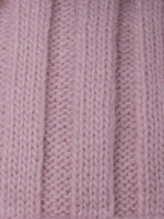 Шапка детская зимняя вязаная с помпоном и снуд