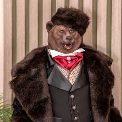 Кукла коллекционная Медведь Шаляпин