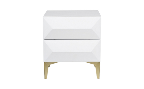 40AD-CB251 Тумбочка белая 50*45.5*57 см