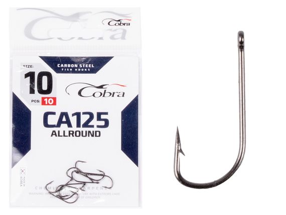 Крючки Cobra ALLROUND CA125  №10, 10 шт.