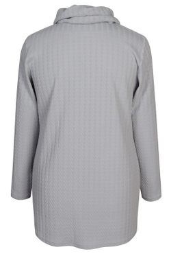 Трикотажная туника 1685АП, Серебро #133Са201685АП