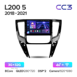 Teyes CC3 9" для Mitsubishi Pajero Sport, L 200 2018-2021