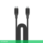 Кабель Momax 1-Link DL53D USB-C/Lightning 1.2м Black