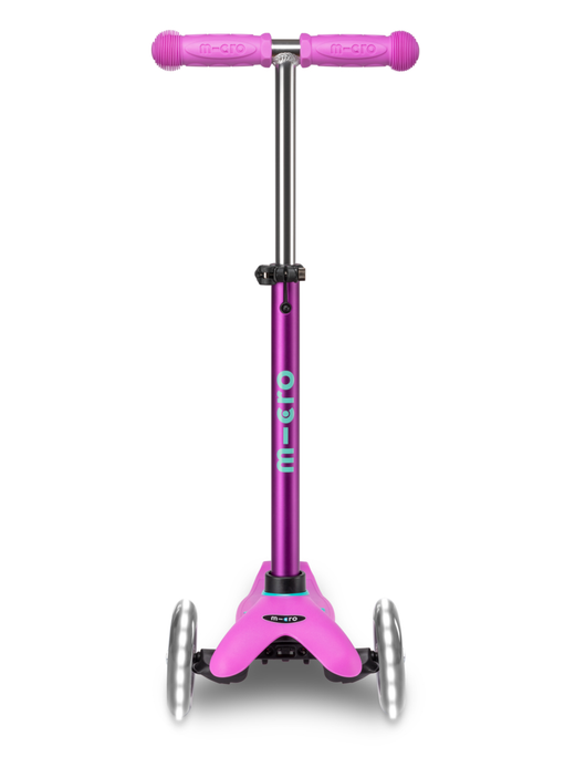 Самокат Mini Micro Deluxe Лаванда LED Дисконт