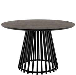 Стол Dap Ø120 см, темное дерево
