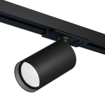 Однофазный трековый светильник Vaes GUN GU10, чёрный