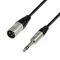 Adam Hall K4 BMV 0600 - кабель микрофонный, REAN XLR (M) - TRS (jack) stereo 6.3 mm, 0.22 мм2, 6 м