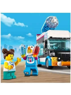 Конструктор Сити Фургон для шейков Пингвин 213 деталей