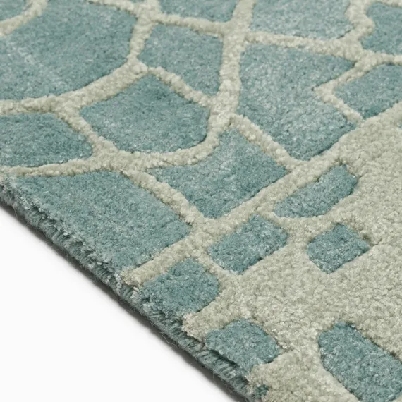 Ковер Light Turquoise 180х270 см, вискоза, шерсть, хлопок