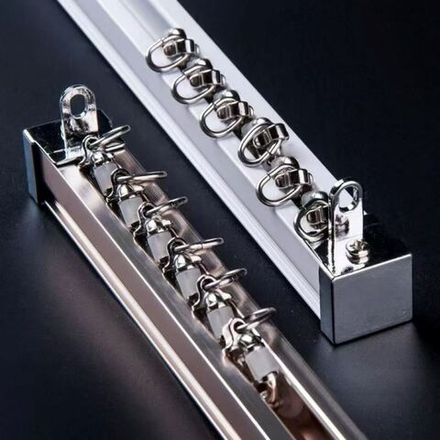 Тихий алюминиевый карниз для штор с бегунками, потолочный/настенный