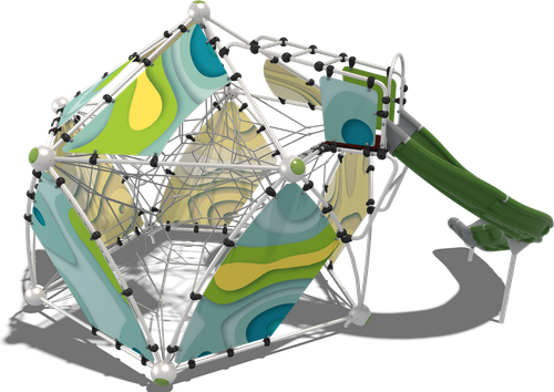 Гибкие элементы для лазания Центавр (паттерн Papercut)