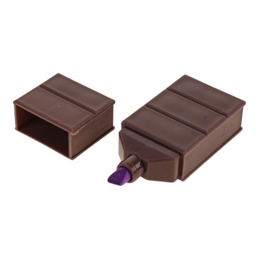 Набор текстовыделителей 6 цветов "Шоколад" в ПВХ