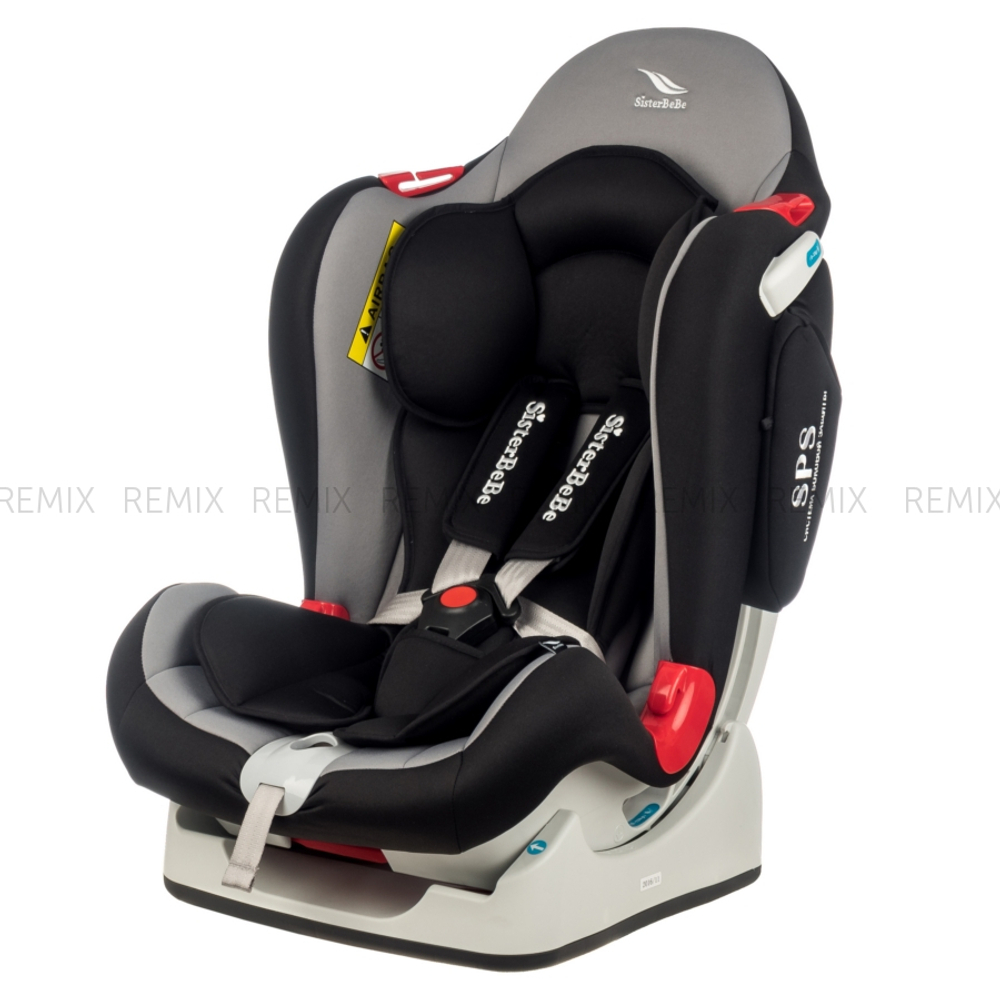 Автокресло 0-25 кг SisterBeBe Capsule JM03 Черный/серый (black grey)