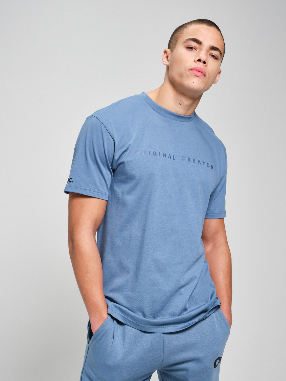 Футболка мужская ORIGINAL CREATOR OC. T-SHIRT, Светло-синий