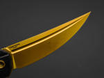 Складной нож SAIRA T14N Gold PVD CrytalTI DLC