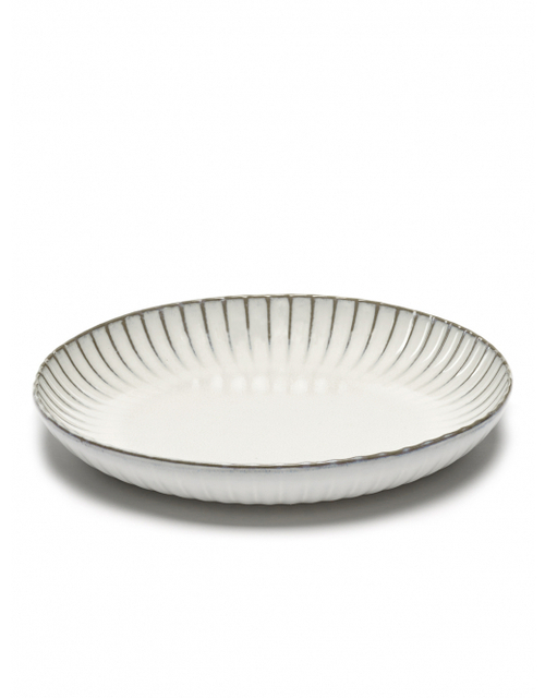 Чаша M SERAX керамика white 320х320х50h  коллекция Inku