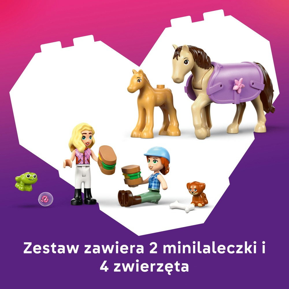 Конструктор LEGO Friends 42695 Прицеп с лошадью и жеребёнком — фото 11