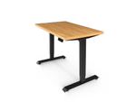 Регулируемый компьютерный стол Bazalt с регулировкой по высоте — столешница МДФ Дуб европейский
