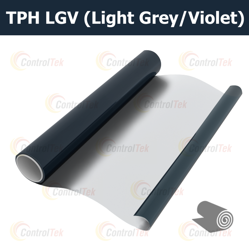 Пленка гибридная TPH LGV (Light Grey/Violet) ControlTek VLT 27, рулон