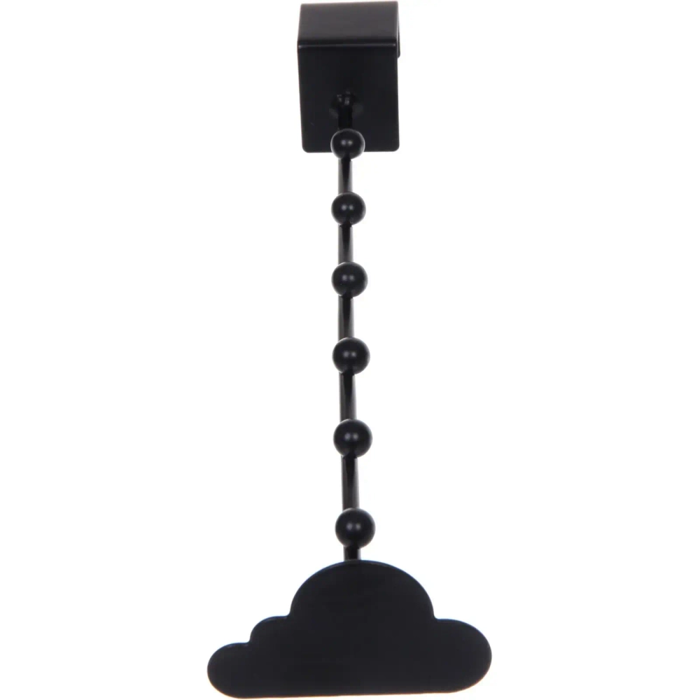 Вешалка металлическая надверная «ФАРГО», цвет черный, 27*6.1*3.6см (лейбл)