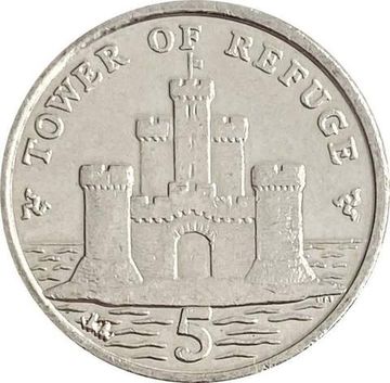 5 пенсов 2010 Остров Мэн