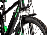 Электровелосипед Eltreco XT 850 Pro (черно-зеленый)