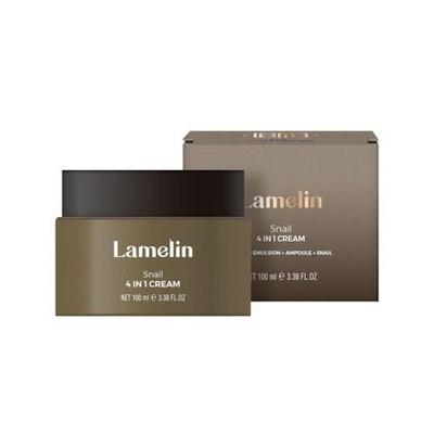 Lamelin Snail 4 in 1 cream,Крем с муцином улитки 4 в 1 100 мл (до 25.03.27)