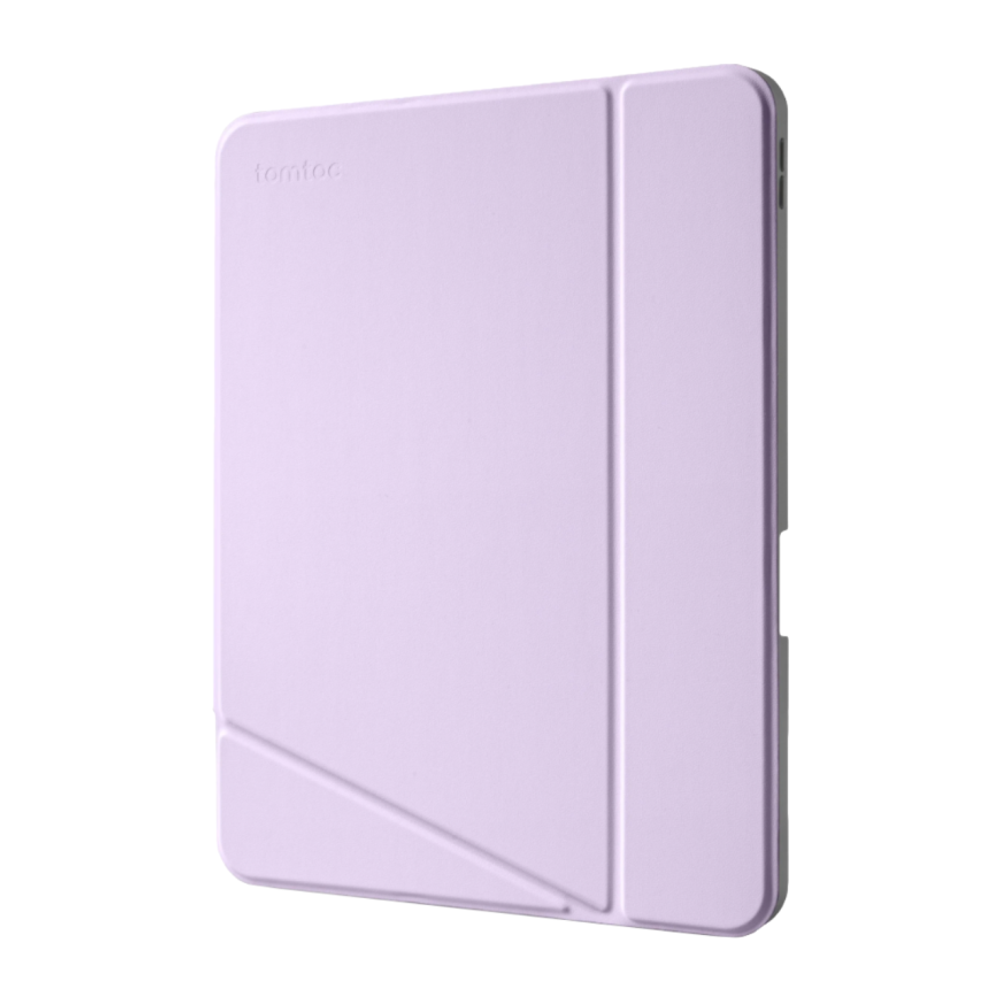 Кожаный чехол-подставка tomtoc Inspire-B50 Tri-Mode Case для iPad Air 11" (M2, M3, M4 | 2024–2026) и Air 10,9" Гибридный чехол из полиуретановой кожи Есть отсек для Apple Pencil или аналогичного стилуса