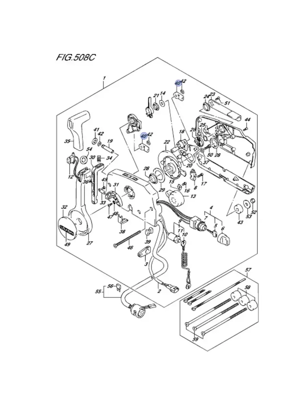 Концевик для дистанции 67275-95600-000