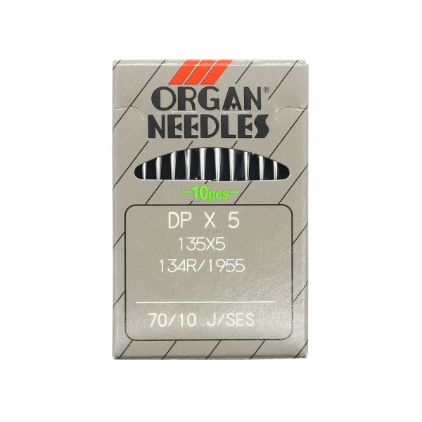 Иглы для промышленных швейных машин DPx5, №70 J (SES), 10 шт, Organ