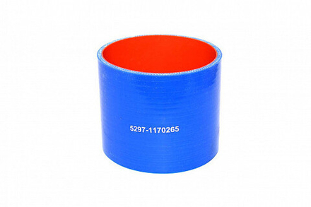 Патрубок интеркулера Ф100, L90 мм Силко 5297-1170265