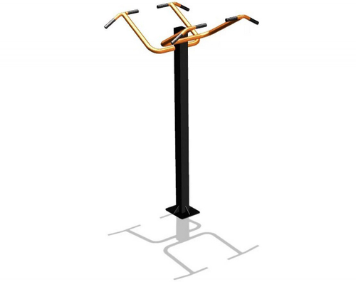 Уличный тренажер Турник разнохватовый двойной Т.551.002