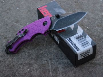 Складной нож KERSHAW Shuffle 8700PURBW c клинком из стали 8Cr13MoV, рукоять GRN