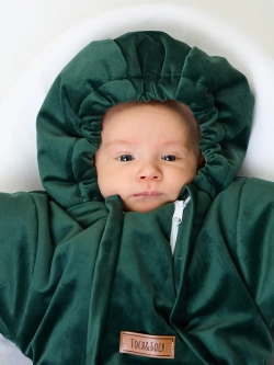 Конверт на выписку новорождённому зимний