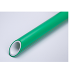 Труба RIIFO Alba PP-R/PP-R PN 12,5 SDR 11/S 5 110x10 отрезок 4 м зеленая