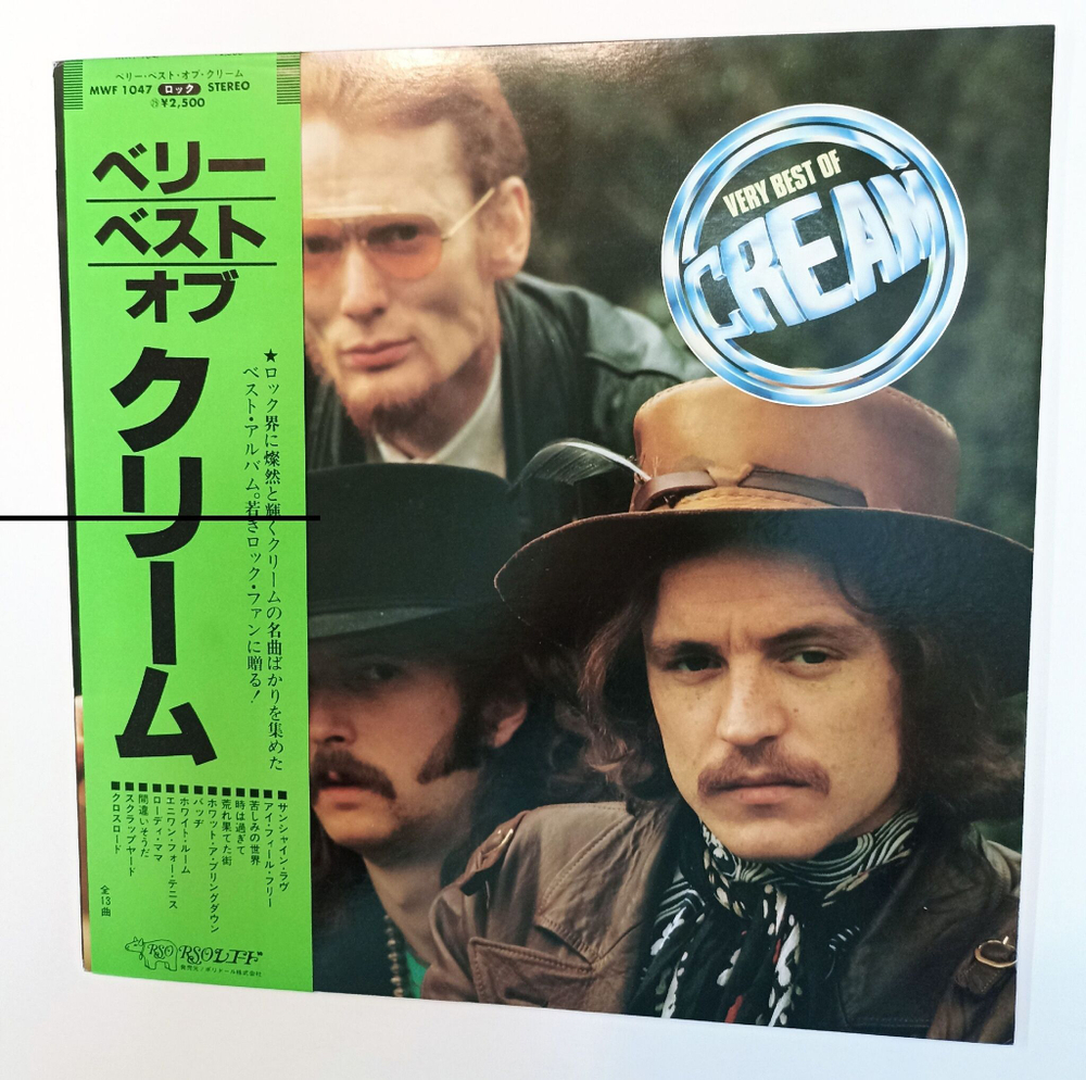 Винтажная виниловая пластинка LP Cream Very Best Of Cream (Japan 1978)