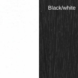 Обеденный стол Аполлон 152(192)x95 (черный/белый)