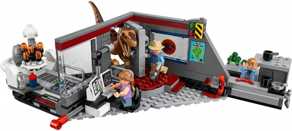 LEGO Jurassic World: Охота на Рапторов в Парке Юрского Периода 75932 — Jurassic Park Velociraptor Chase — Лего Мир Юрского периода