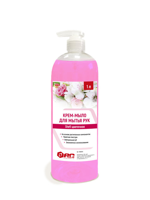 Крем- мыло STEFI, цветочное, 1л