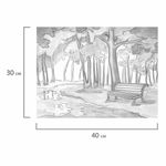 Холст на картоне с контуром BRAUBERG ART CLASSIC "ОСЕНЬ", 30х40см, грунтованный, хлопок, 191546