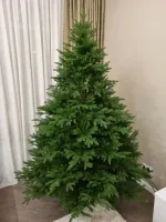 Елка с гирляндой встроенной «Престиж» (Литая хвоя) 2,5 м