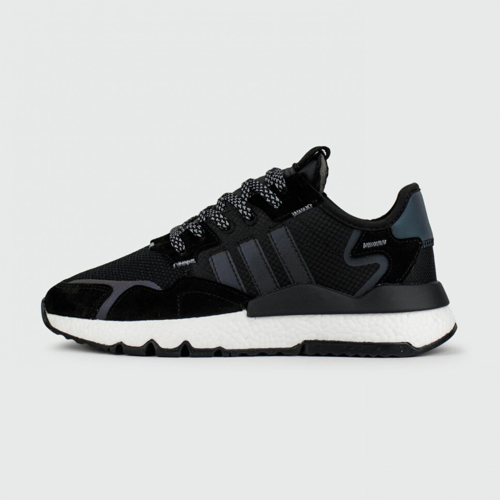 кроссовки Adidas Nite Jogger Black / White