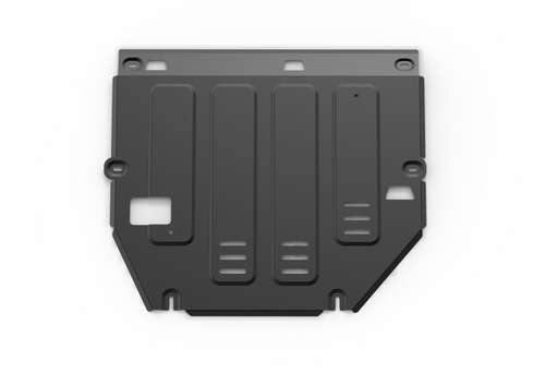 Защита картера и КПП АвтоБроня для Geely Atlas II поколение 2023-н.в., штампованная, сталь 1.5 мм, с крепежом, 111.01940.1