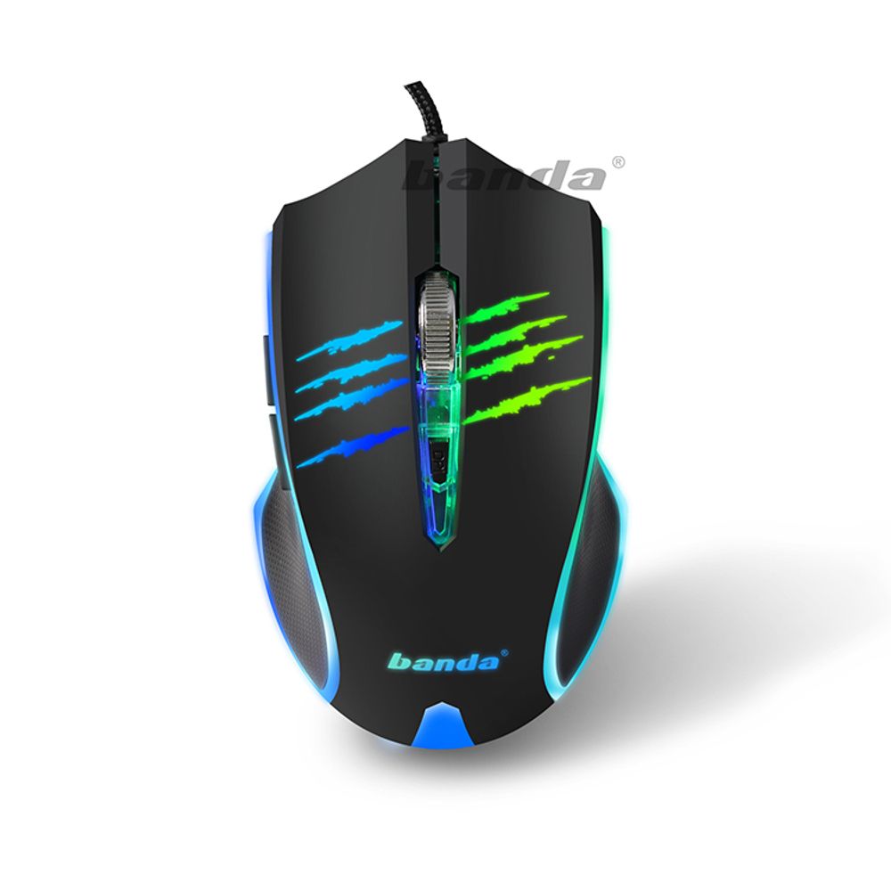 Мышь проводная игровая Banda P1 black
