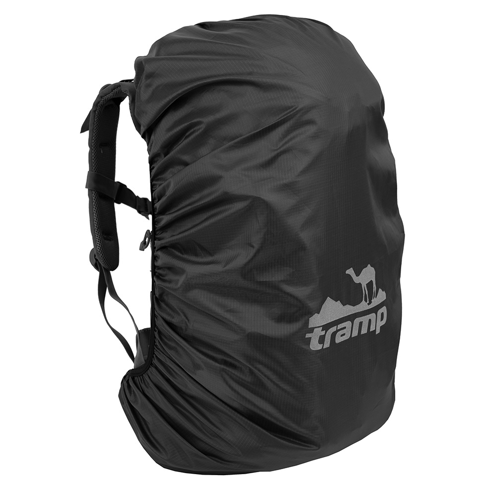 Tramp накидка на рюкзак 30-60л (черный)