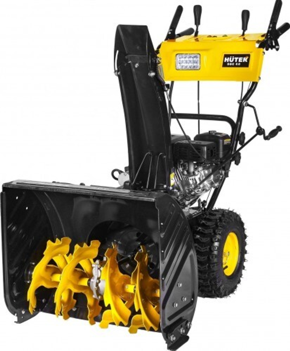 Снегоуборщик бензиновый HUTER SGC 8,0 с электростартером 220В 70/7/45