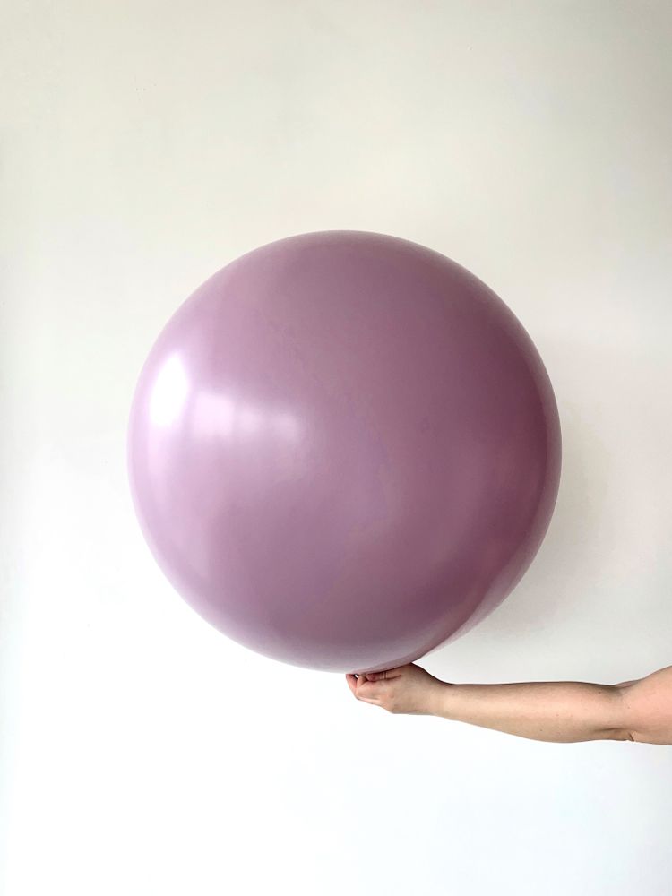 S шар гигант 24"/60 см пастель, лаванда ретро/Lavender (БГ-90)