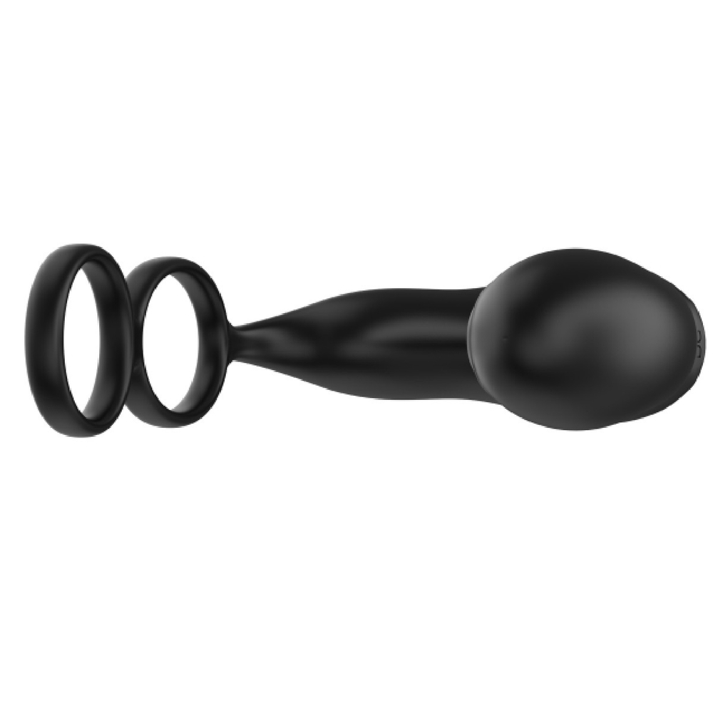 Массажер простаты пульсирующий с эффектом фингеринга 16,1 см